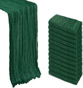 12 Pack 23 x 120 Inch Emerald Green Table Runner 10Ft Cheesecloth by Heneger