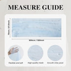 Artoid Mode 10-Pack Pearl Blue Gauze Table Runner 10FT Home Decor - Image 6