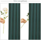 50ft x 10ft Wrinkle Free Hunter Green Wedding Backdrop Curtains for Party Bridal Shower Reception Decorations Green Fabric Curtain Backdrops Drapes for Photography Baby Shower Birthday Background - Image 7