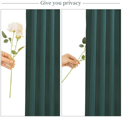 50ft x 10ft Wrinkle Free Hunter Green Wedding Backdrop Curtains for Party Bridal Shower Reception Decorations Green Fabric Curtain Backdrops Drapes for Photography Baby Shower Birthday Background - Image 7