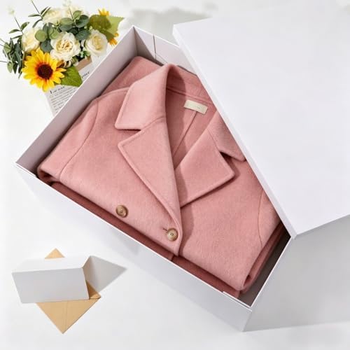 UoeRing White Extra Large Gift Box 1Pcs 22x17x9 inch,luxury Gift Box with Lid for Presents Birthday Christmas Valentine's Day (Contain Pull Bows,Card,Envelope,Filler) - Image 4