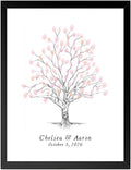 Guestbook Tree Thumbprint Twisted Oak Tree for a Wedding Guest Book Alternative, Weddings by Magic+Wand+Ink