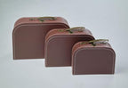 wald imports - Set of 3 Paperboard Suitcases - Decorative Storage Boxes - Suitcase Set for Decoration, Storage, and More (Brown) - Image 6
