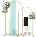 WellSign 7.2FT, 6.6FT Wedding Arch Backdrop Stand Set of 2 by WellSign