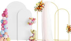 Putros Arch Backdrop Stand and Cover Set of 2, Arch Stand with White Cover by Putros
