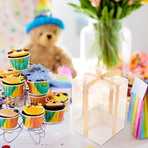 LALADEFIEE PVC Gift Boxes 8pcs Set for Cookies and Candies - Image 4