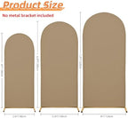 Set of 3 Wedding Arch Cover Stretchy Spandex Fabric Backdrop for Arch Stand - Image 2