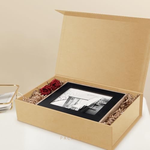 PACKHOME 6 Extra Large Kraft Gift Boxes 17.5x11.3x4.3in with Magnetic Lids - Image 3