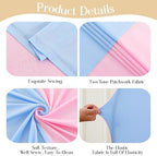Blue Pink Arch Backdrop Cover Set of 2 Party Wedding Gender Reveal Arch Covers Stretchy Backdrop 7.2FT 6FT Decorations Baby Shower Bridal Shower Photo Birthday Arch Stand Cover Spandex - Image 5