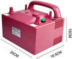 T-king Electric Balloon Pump, Air Inflator Pump Party 5 inch Round Latex Balloon Pump Balloon Inflation Machine Speed Time Controller,Double Pink - Image 2