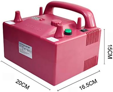 T-king Electric Balloon Pump, Air Inflator Pump Party 5 inch Round Latex Balloon Pump Balloon Inflation Machine Speed Time Controller,Double Pink - Image 2