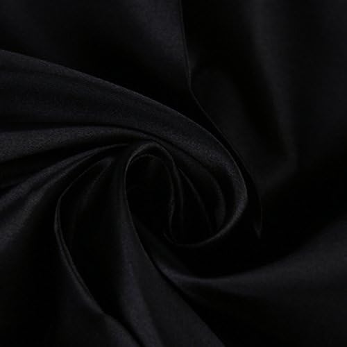 50 Pack Black Chair Sashes Bows Satin Wedding Chair Ribbons 7x108 Inches - Image 3