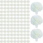 AVIVIHO 105pcs Fake Flowers White Hydrangea Artificial Flowers Bulk by Aviviho