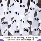 Tuanse 1-30 Table Order Numbers,Restaurant Double Sided Acrylic Sign, White - Image 3