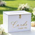 Extra Large Card Box with Lock & Slot, Big Wedding Card Holder by SOFARKKTPARTYCARDBOX