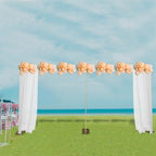 Wedding Arch Backdrop Stand Gold 19.7*9.8FT Adjustable Wedding Arches for Ceremony Metal Balloon Arch Stand Garden Arbor Frame for Wedding Birthday Party Baby Shower Photo Booth Background Decoration - Image 2