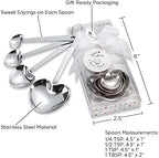 Kate Aspen Love Beyond Measure Heart Shaped Measuring Spoons in Gift Box - Set of 24 - Guest Gift, Party Souvenir Favor or Decorations for Baby Shower - Image 6