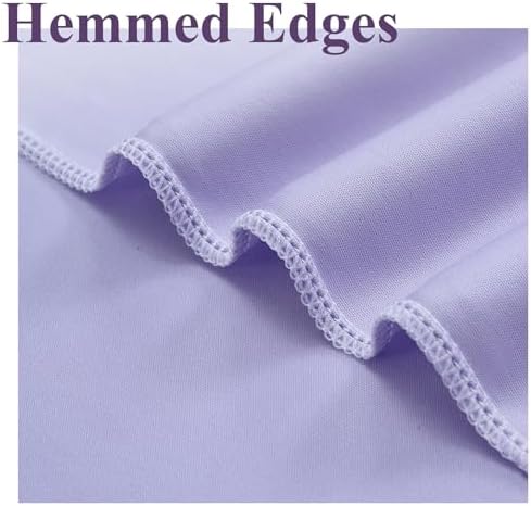 10ftx10ft Wrinkle Free Lavender Backdrop Curtain for Parties, Polyester Photo Backdrop Drapes Purple 2 Panels 5x10ft for Wedding Birthday Photography Background Indoor Outdoor - Image 4