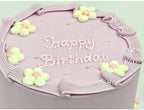 NICE PURCHASE Realistic Fake Birthday Cake Fake Food Bakery Shop Display Model Party Decoration Pro Cake Faux Replica Cake (6 inch wide & style D) - Image 3