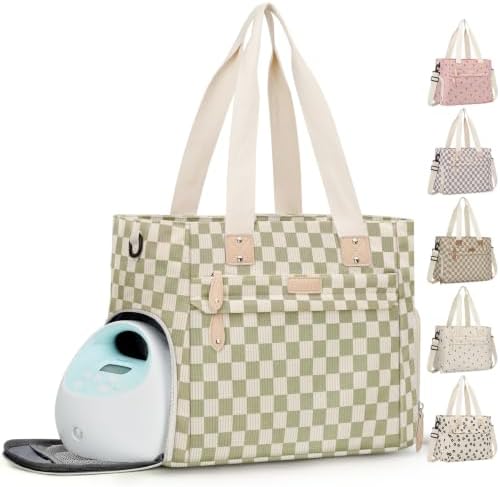 Pritent Baby Diaper Bag Tote,Waterproof Maternity Breast Pump Bags for Mom by Pritent