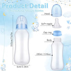 Trelaco 12 Pcs Baby Shower Bottle Chug Game, Elephant, Blue - Image 3