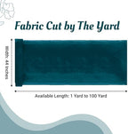 55 Yard Organza Fabric 44" Wide for Wedding Event Décor - Dark Teal - Image 2