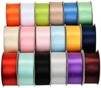 Listones para Flores Eternas 4 Rolls 25yards/roll Single Face Satin Ribbon 6 9 13 16 25 38 Mm Ribbons 1/4" 3/8/" 1/2" 5/8" 1" 1.5" Inch for Handmade Craft Gifts(Powder Pink 115,6mm) - Image 5