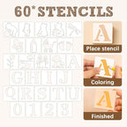 Classic Winnie Bear Baby Shower Games Blocks to Decorate for 52 Guests - Image 6
