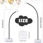 Half Balloon Arch Stand Kit for Floor fit Wedding, Birthday Party, Black - Image 3