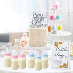 Roowest Bottle Chug Baby Shower Games Favors, Pink, Blue, Little Cutie - Image 6