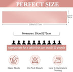 Pesonlook 24 Pack Rose Gold Satin Table Runners for Wedding 12 x 108 Inch Long Table Runners for Rectangle Round Tables, Smooth Table Runner Birthday Party Banquets Decoration - Image 2