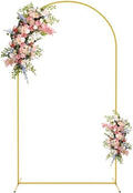 Asee'm 7.2FT Gold Metal Arch Backdrop Stand Wedding Balloon Background by Aseem