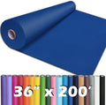 PerkHomy 36" x 2,400" (200') Blue Kraft Paper Roll for Craft Bulletin Board Paper Art Table Covering Crafting Gift Wrapping Bouquet Packing Parcel 80GSM 55LB (Blue, 36" x 200') by PerkHomy