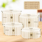 10 Pcs Buffet Risers, Table Food Risers Foldable Cake Display Stands - Image 4