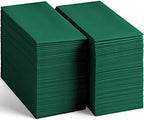 100 Linen-Feel Colored Paper Napkins - Decorative Cloth-Like Green Dinner Napkins - Soft And Absorbent. For Christmas, Kitchen, Party, Wedding, Bathroom Or Any Occasion. (Pack of 100) - Image 3