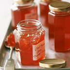 25 Pcs 6 oz Hexagon Glass Honey Jars with Gold Lids - Image 4