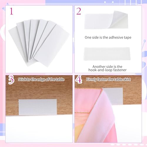 Tingjoo 6 Pack Pastel Rainbow Party Backdrop Decorations - Image 4