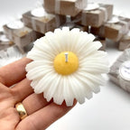 Giftsupstore Wedding Favors for Guests Bulk – 150 Set Elegant Daisy Flower Candles, Custom Bridal Shower Gifts, Baby Shower, Personalized Bachelorette Party Candle Favors, Unique Handmade Floral Decor - Image 6