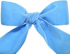 Morex Ribbon 012 Nylvalour Swiss Velvet Ribbon, Copenhagen Blue - Image 3