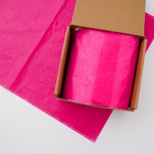 JarThenaAMCS 600 Sheets Hot Pink Tissue Paper Decorative Wrapping Paper for Birthday Baby Shower Wedding Party DIY Crafts, 14 x 20 Inch - Image 6