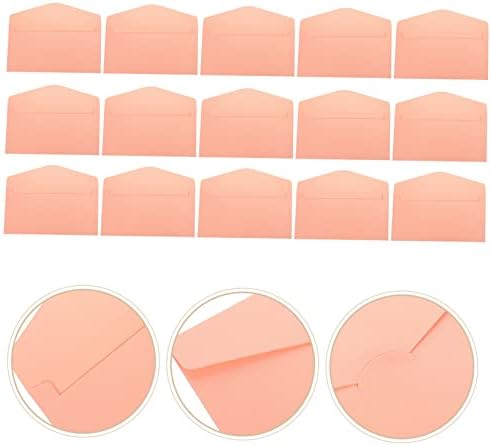 50pcs Iridescent Paper Envelopes Pink Decorative Wedding Invitations - Image 5