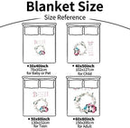 Custom Name Baby Milestone Blanket - Baby Milestone Monthly Blanket with Double Sided for Boy Girl Baby Photography Props - White Panda Print Gifts for Kids Infant - Image 7