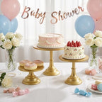 3 Pcs Metal Cake Stand Set 8/10/12 inch Gold Dessert Table Display by CBBZJY