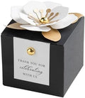 FEIYI 20 PCS Favor Boxes, Black Candy Boxes 2.55x2.55x2.55 by FEIYI