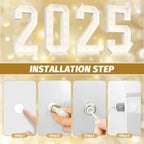 Ledido Easy-Assemble 4FT Warm White Marquee Light Up Number 0 for Birthday - Image 5