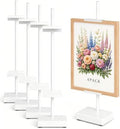 Adjustable Tabletop Easel Stand, White 17" H Easels for Display by Victawks