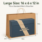 GSSUSA Brown Paper Bags with Handles, Large Gift Bags 16x6x12, 100 Pack - Image 3