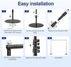 EMART 10x7ft Backdrop Stand Adjustable Photo Background Stand Kit - Image 7