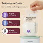 Momcozy 8oz Breastmilk Storage Bags,Temp-Sensing & Pour Spout,200 Count - Image 2