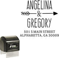 Custom Self Inking Return Address Stamp for Couples by PrettySweetParty